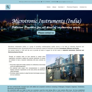 web-development case study for microtronic